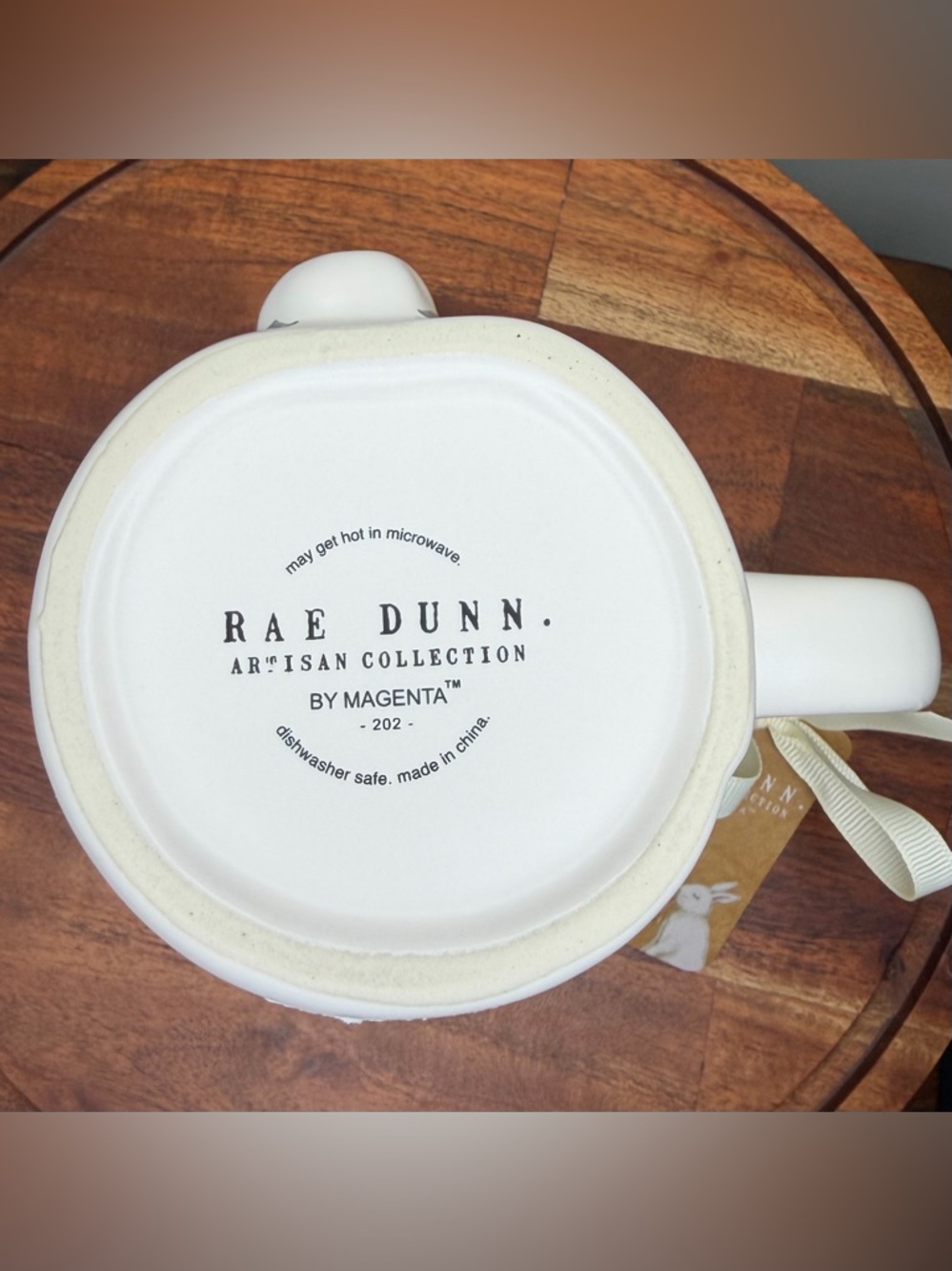 RAE DUNN hip hop bunny 3D mug, NWT - Picture 10 of 10